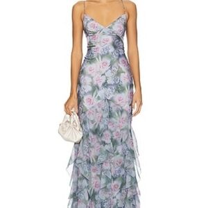 NWT For Love And Lemons Elea Chiffon Dress - Anthropologie